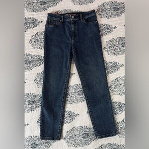 Burberry Brit Slim High Rise Ankle Jeans Womens Size 30 Blue designer denim